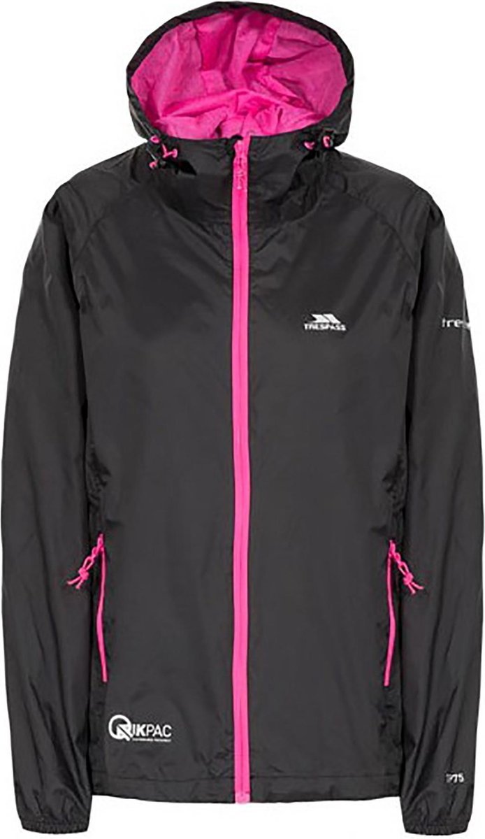 Trespass Qikpac Jas XL Vrouw Zwart