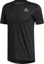 "adidas Heat Ready 3-Stripes shirt heren zwart "