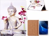 Samsung Galaxy Tab A 10.1 Boeddha & Bloem Design Booktype Kunstleer Hoesje