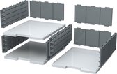 MODULODOC basis element - Jumbo box, Lichtgrijs/ muisgrijs