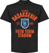 Istanbul Basaksehir Established T-shirt - Zwart - 4XL