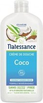 NATESSANCE Organische kokosnoot douchecreme - 500 ml - Sulfaatvrij