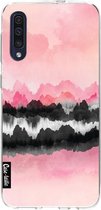 Casetastic Samsung Galaxy A50 (2019) Hoesje - Softcover Hoesje met Design - Pink Mountains Print