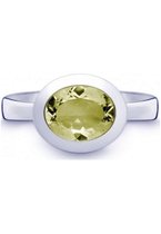 Quinn - Dames Ring - 925 / - zilver - edelsteen - 21402648