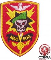 MAC SOG Vietnam Geborduurde militaire patch embleem met klittenband