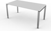 Eettafel Beta 160cm licht grijs hoogte verstelbaar