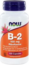 Now Foods - Vitamine B-2 100 mg - 100 Capsules