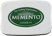 ME-701 Memento ink pad cottage ivy - kerst groen stempelkussen groot - 1 stuk waterbasis