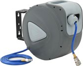 Automatische luchthaspel - PVC, mesh en PP - Grijs - Tot 24 bar - 20 m lang