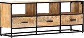 Tv-meubel 120x30x45 cm massief mangohout