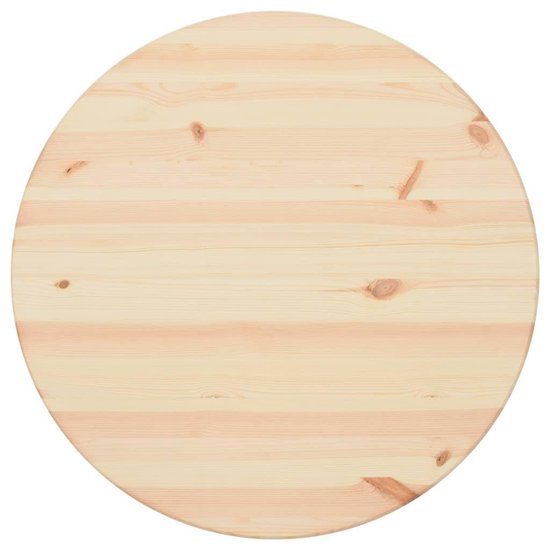 Weven Ontdooien, ontdooien, vorst ontdooien luisteraar Tafelblad rond 25 mm 90 cm natuurlijk grenenhout | bol.com