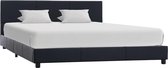Bedframe kunstleer zwart 140x200 cm