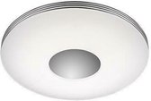 LED Plafondlamp - Trion Castonar - 25W - Aanpasbare Kleur - Dimbaar - Afstandsbediening - Rond - Glans Chroom - BES LED
