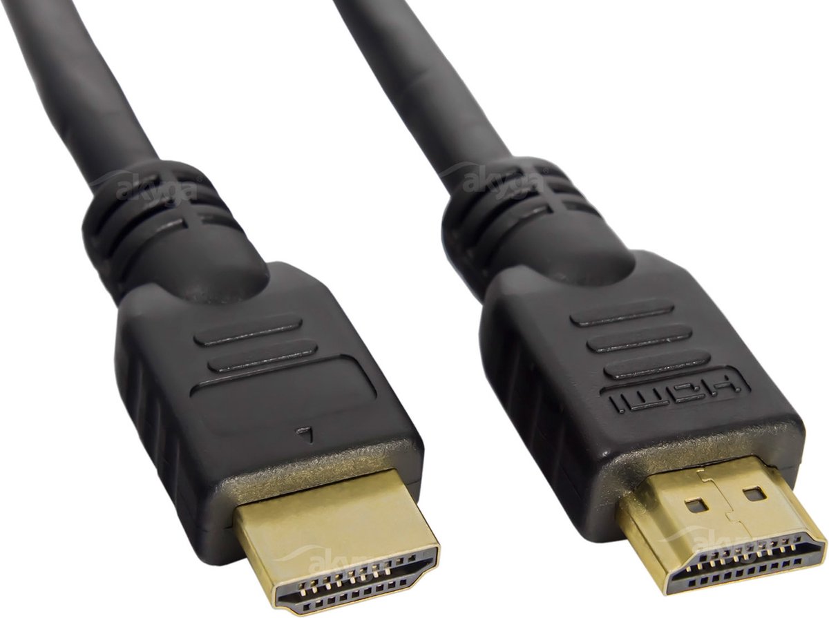 Akyga AK-HD-50A HDMI-kabel Aansluitkabel 5.0 m Zwart