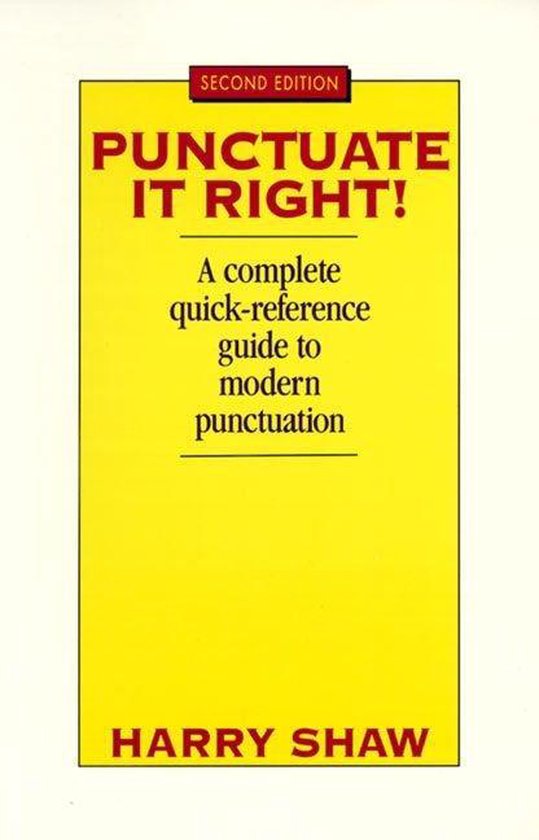 Punctuate It Right! - cover