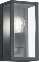 LED Tuinverlichting - Tuinlamp - Trion Garinola - Wand - E27 Fitting - Mat Antraciet - Aluminium