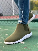 Chekich CH049 Suede BT HERENLAARZEN KHAKI