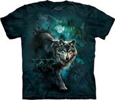 T-shirt Night Wolves Collage M