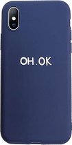 iPhone 7 Plus/8 Plus hoesje OH. OK blauw - iPhone case - telefoonhoesje voor de iPhone