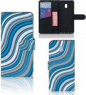 Xiaomi Redmi 8A Telefoon Hoesje Waves Blue