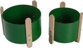 Baytex Bloempot Set Clover Groen - 2 Stuks