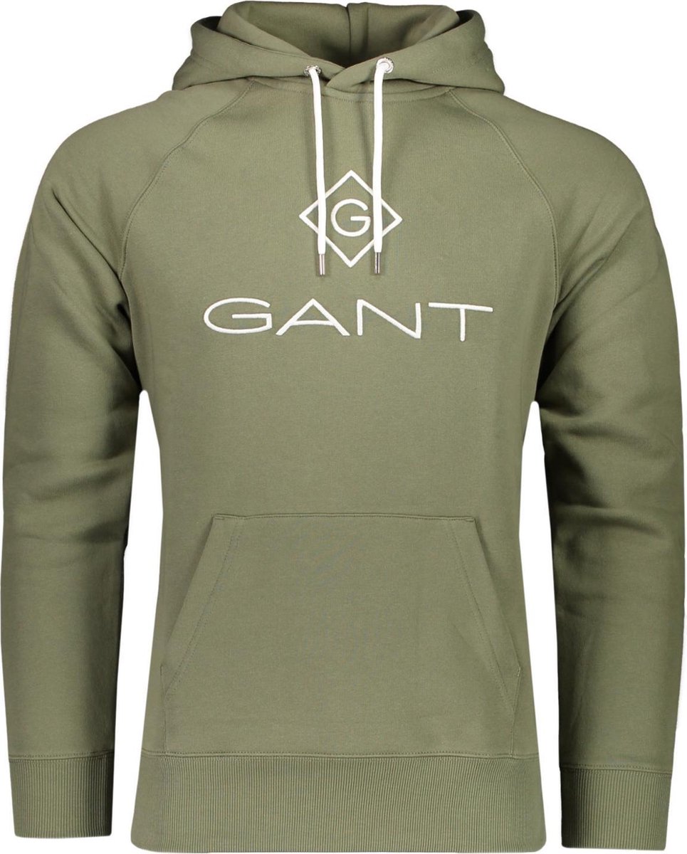 Gant Sweater Groen Normaal - Maat L - Heren - Lente/Zomer Collectie -  Katoen | bol.com