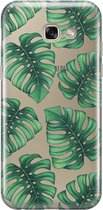 Samsung Galaxy A3 2017 transparant hoesje - Palm leaves
