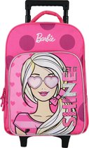 Trolley Barbie 40 X 29 X 18 Cm Roze