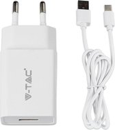 V-tac VT-5382 Oplader Samsung met USB C kabel - 3,0 Ampere - Wit