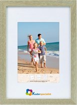 Vlakke Houten Wissellijst - Fotolijst - 59,4x84 cm - Ontspiegeld Kunstglas - Vergrijsd - 20 mm