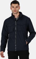 Regatta - Men's Haldor Waterproof Jacket with Concealed Hood - Jas - Mannen - Maat XL - Blauw