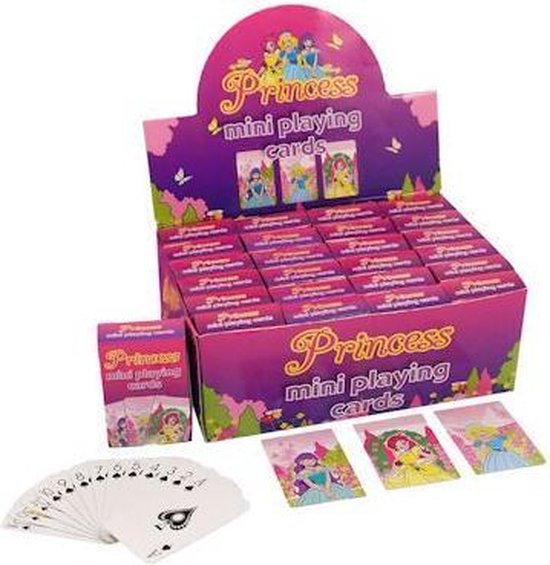 24 Stuks - Mini Speelkaarten - Princess - In - Uitdeelcadeautjes -... | bol.com