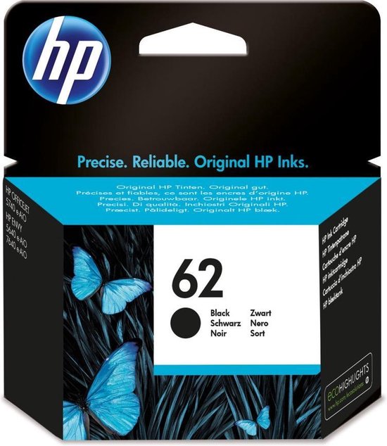 HP 62 - Inktcartridge / Zwart | bol.com