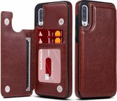 Wallet Case Samsung Galaxy A50 - bruin