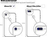 Geschikt voor Apple iPhone 7 smartphone hoesje siliconen tpu case zwart