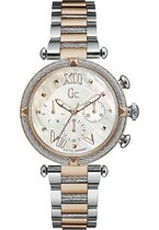 Gc Watches - Y16002L1 - Horloges - Dames -  RVS - Zilverkleurig/ Rosékleurig -  38 mm