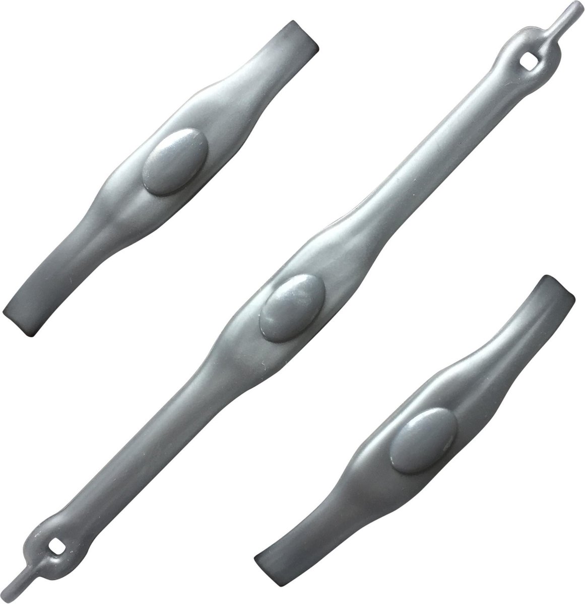SHOEPS 8 Zilver - elastische veters
