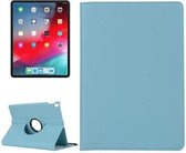 Case2go - Tablet hoes geschikt voor iPad Pro 12.9 (2018) - 360 graden draaibare - Licht Blauw