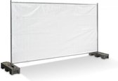 Dekzeilen voor Bouwwerfhekken / Bouwhekzeil - 1,76 m x 3,41 m - wit - Per doos