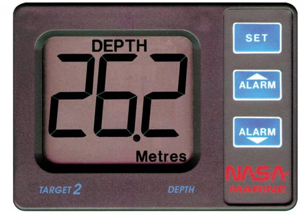 Nasa Marine TARGET echolood II diepte meter - plus transducer