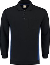 Tricorp polosweater Bi-Color - Workwear - 302001 - navy-koningsblauw - maat 7XL