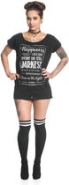 Harry Potter Dames Tshirt -5XL- Happiness Can Be Found Zwart