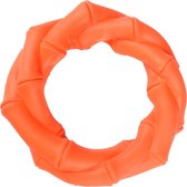 Hondenspeelgoed Flexo ring - Oranje - 10 x 10 x 3 cm