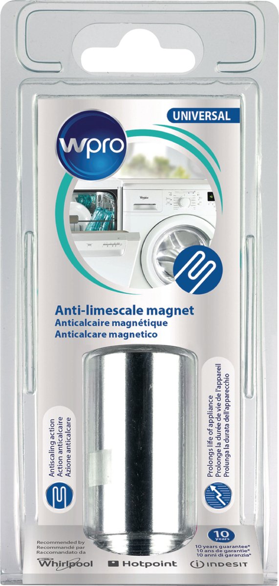 Whirlpool MWC171 Magnetische Ontkalker voor Wasmachine + Vaatwasser