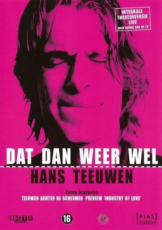 Cover van de film 'Hans Teeuwen - Dat Dan Weer Wel'
