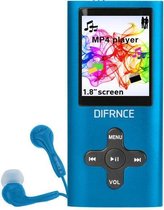 Difrnce MP1851 - MP4 speler - 4 GB - Blauw