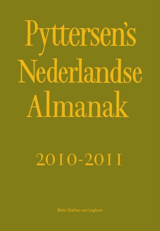 Cover van het boek 'Pyttersen's Nederlandse almanak voor iedereen'