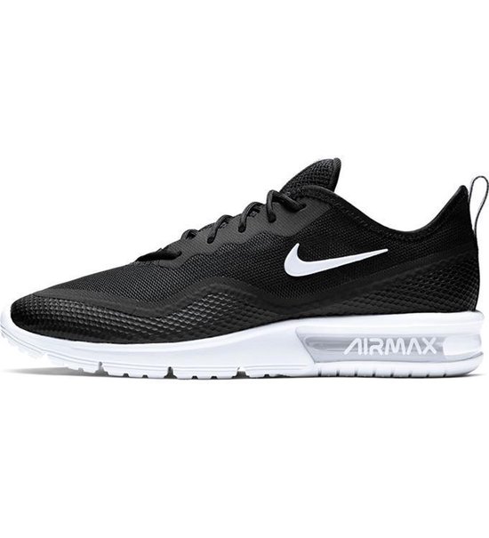 Nike Air Max Sequent 4.5 - Dames - Zwart - Wit - Sneaker - Sportschoen -  Maat 36 | bol.com