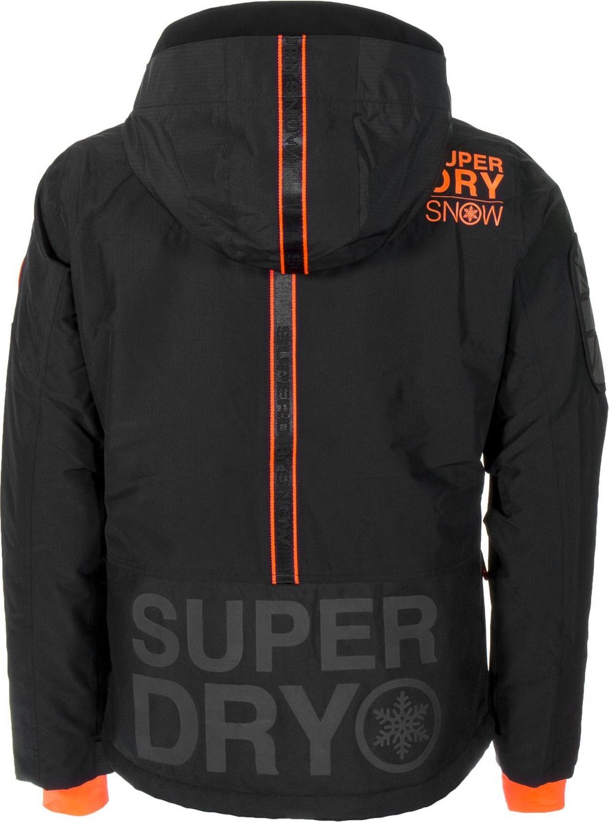 Superdry Ultimate Snow Rescue Wintersportjas - Maat XXL - Mannen - zwart/  oranje | bol.com