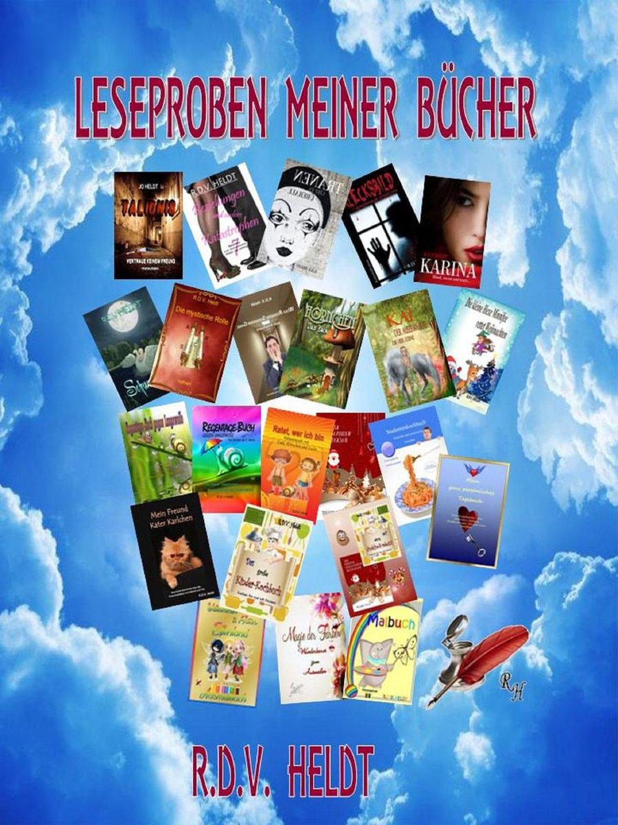 Buchkatalog mit Leseproben (ebook), Rita Heldt 1230001591132 Boeken